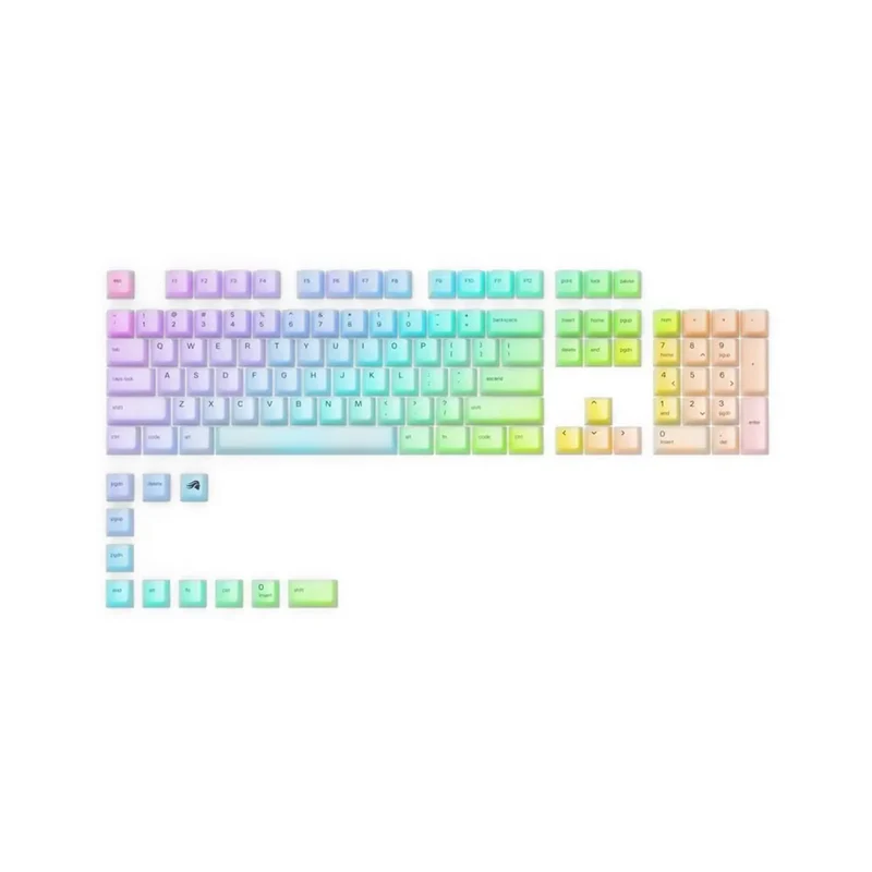 Glorious Keycaps Polycarbonate ANSI US - Polychroma RGB