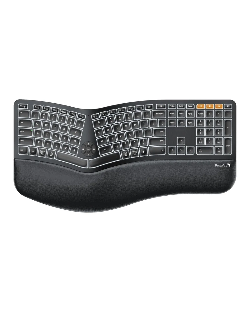 EK01 Plus Backlit Ergonomic Keyboard