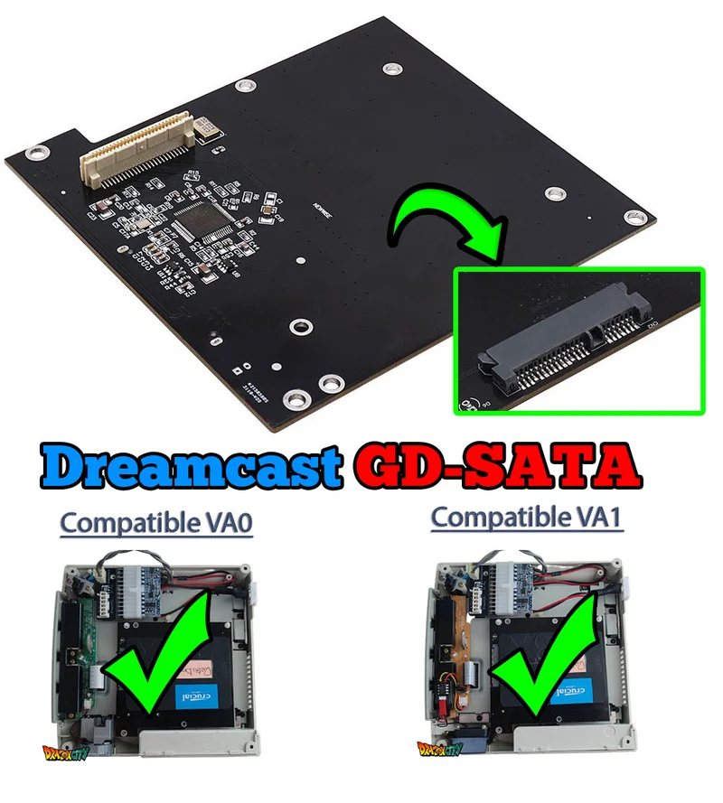 Dreamcast - PCB GD-SATA