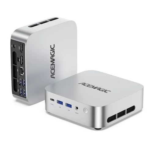 ACEMAGICIAN M1 Mini PC AMD Ryzen 7 7735HS 24GB LPDDR5 512GB PCIe SSD Mini Computers(8C/16T, up to 4.75GHz), Windows 11 Pro Radeon 680M 4K Triple Display Desktop Computer 3.2Type-C/LAN 2.5G/BT5.2/WiFi6