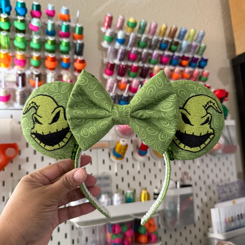 Green Swirls Ears