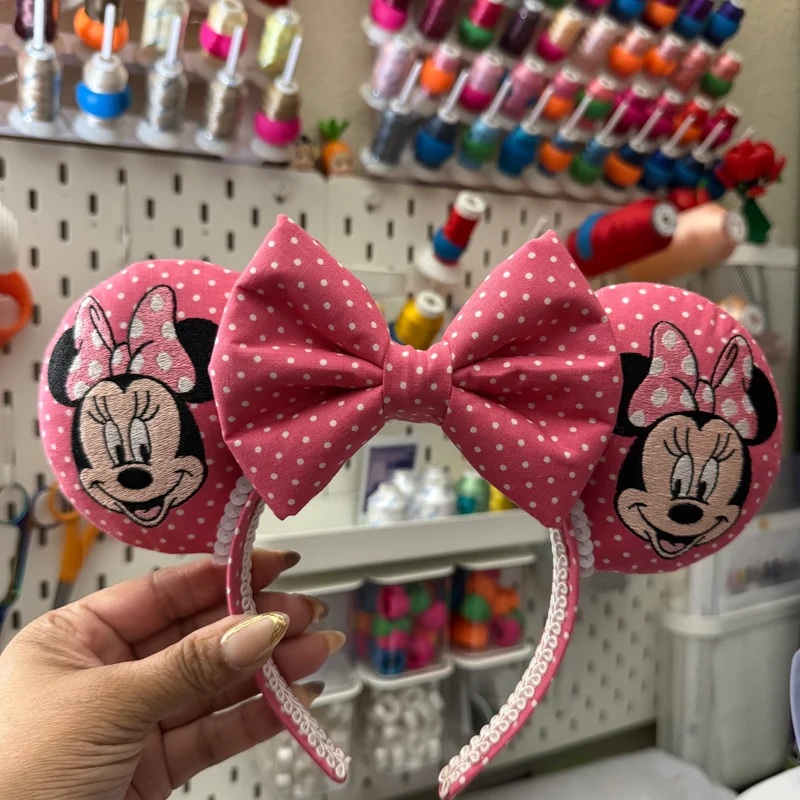 Pink Polka Dots Ears