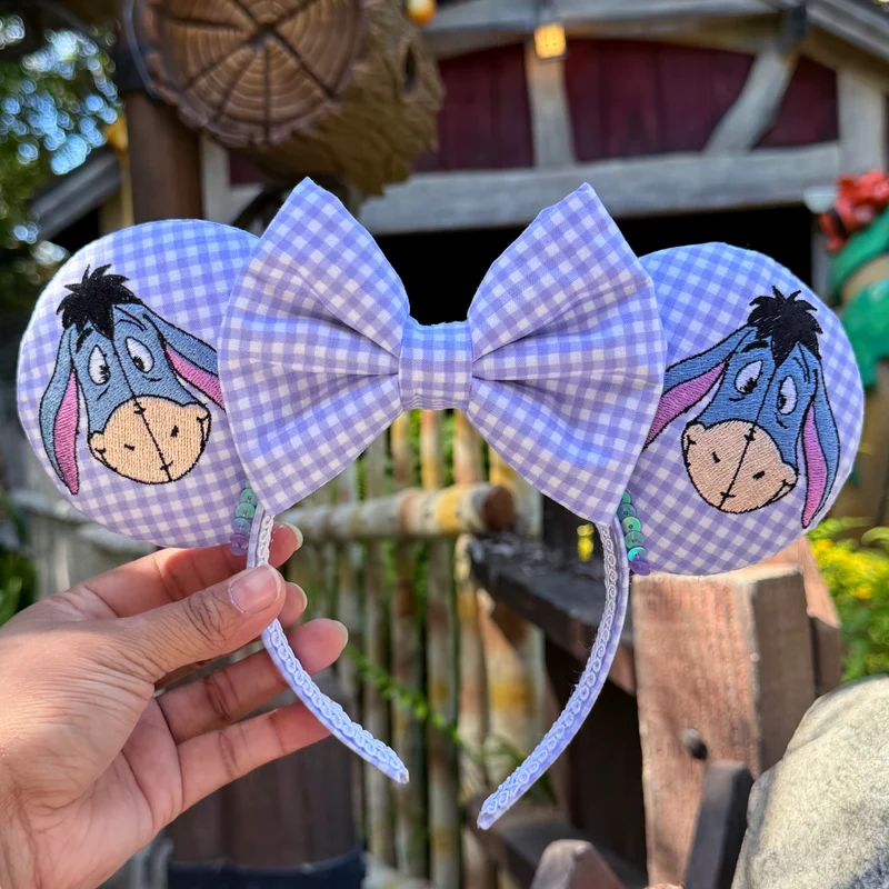 Periwinkle Gingham Ears