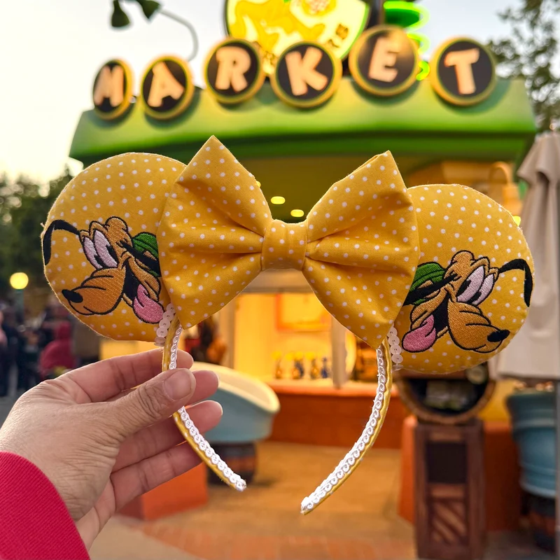 Yellow Polka Dot Ears