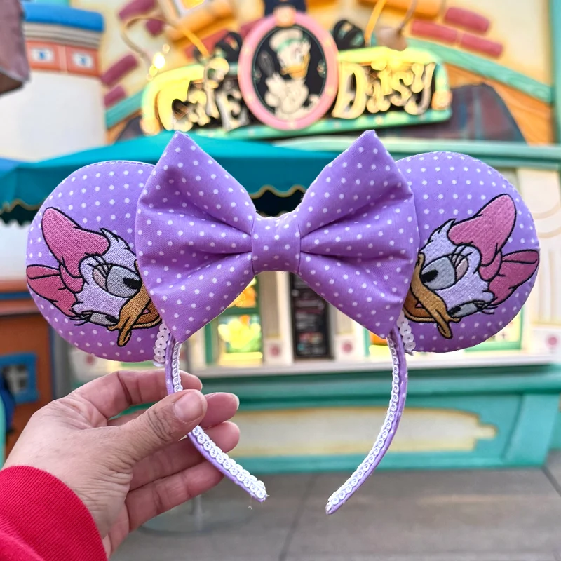 Purple Polka Dot Ears