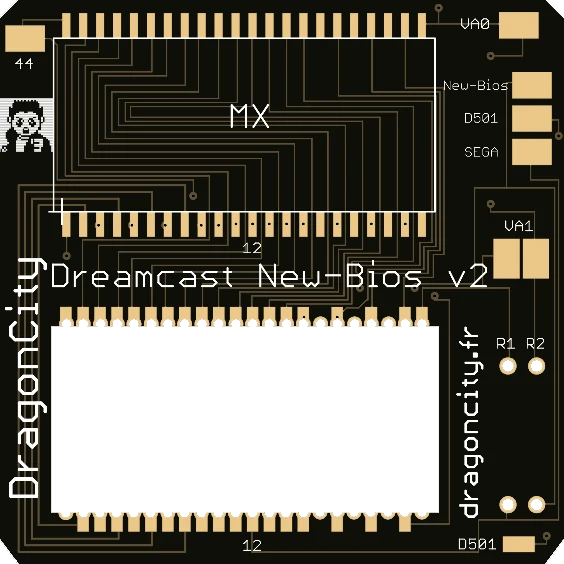 Dreamcast - PCB New-Bios "V2"