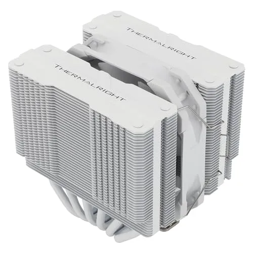 Thermalright Peerless Assassin 120 Mini White CPU Cooler, 6 Heat Pipes,120mm CPU Fan, 135mm High, 1500RPM±10%, Double Towers Cooler, for AM4 AM5/Intel LGA 1851/1700/115X/1200/2011