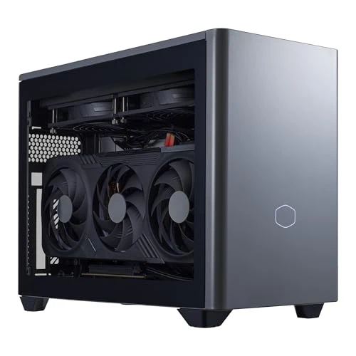Cooler Master NR2 Pro Gaming PC – Intel Ultra 7 265F, NVIDIA GeForce RTX 5060 Ti 16GB, 32GB DDR5 6000MHz, 2TB Gen4 M.2, Windows 11, V850 SFX Gold PSU, Compact Mini ITX Desktop PC