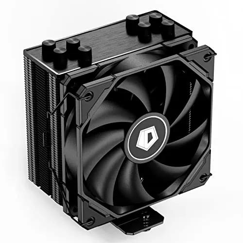 ID-COOLING SE-224-XTS Black CPU Cooler 4 Heatpipes CPU Air Cooler 120mm PWM Fan CPU Fan for Intel LGA1700/115X/1200; AMD AM4/AM5