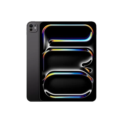 Apple iPad Pro 11-inch (M5): Ultra Retina XDR Display, 256GB, 12MP Front/Back Camera, LiDAR Scanner, Wi-Fi 7 with Apple N1 + 5G Cellular with C1X chip, Face ID, All-Day Battery Life — Space Black