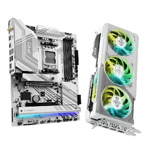 ASRock Radeon RX 9070 XT Steel Legend 16GB & X870 Pro RS WiFi AM5 Bundle | PCIe 5.0, WiFi 6E, 2.5G LAN | High-Performance Gaming & Pro Build Combo