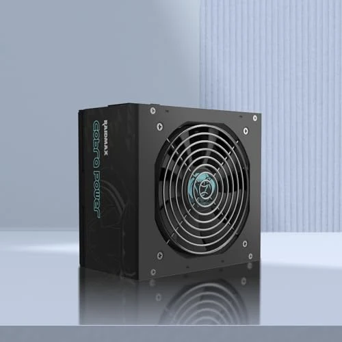 RAIDMAX Cobra ATX 3.1 PCIe Gen 5 Ready Power Supply, 80+ Gold Certified Gaming PSU, High-Performance Power Supply for Gaming PCs, RoHS, Active PFC, Black Flat Cables (RX650AED)