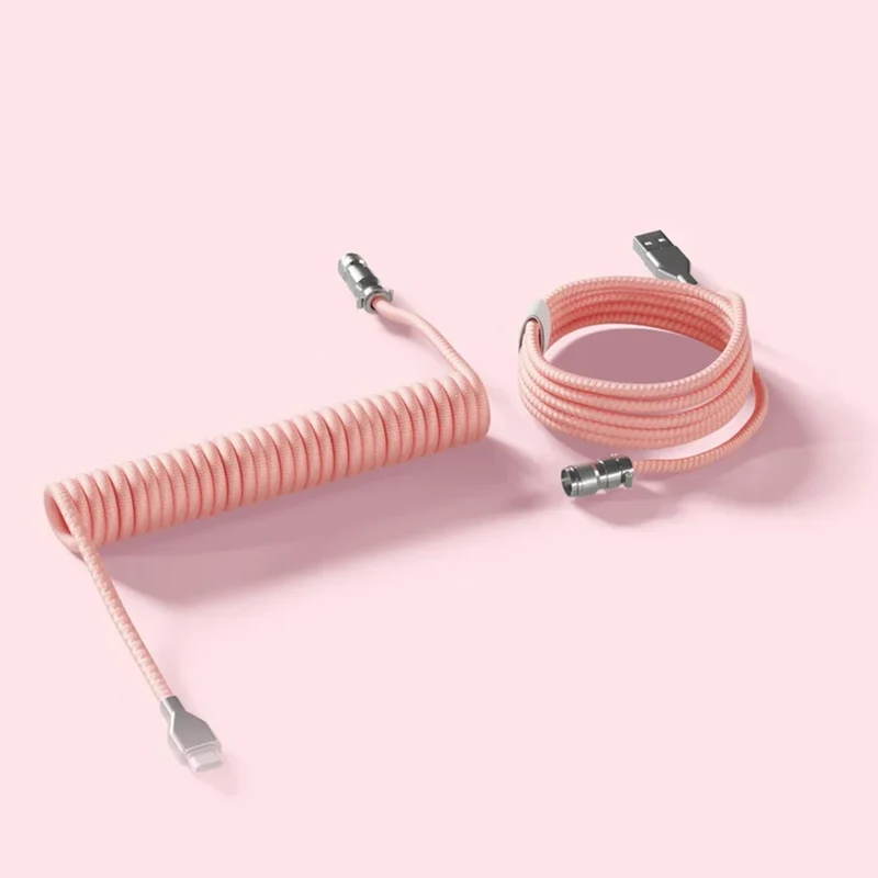 Tryhard Coiled Cable Pink