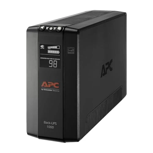 APC Back-UPS Pro 1000VA UPS Battery Backup & Surge Protector, BX1000M Backup Battery Power Supply