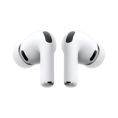 Apple AirPods Pro 3 Wireless Earbuds, Active Noise Cancellation, Live Translation, Heart Rate Sensing, Hearing Aid Feature, Bluetooth Headphones, Spatial Audio, High-Fidelity Sound, USB-C Charging