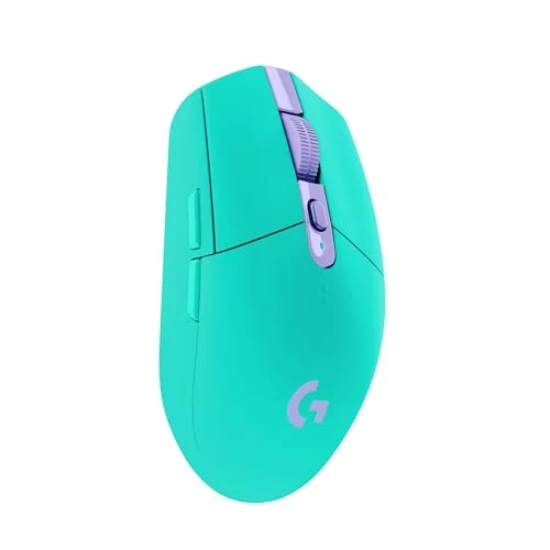 Logitech G305 LIGHTSPEED Wireless Gaming Mouse, Hero 12K Sensor, 12,000 DPI, Lightweight, 6 Programmable Buttons, 250h Battery Life, On-Board Memory, PC/Mac - Mint