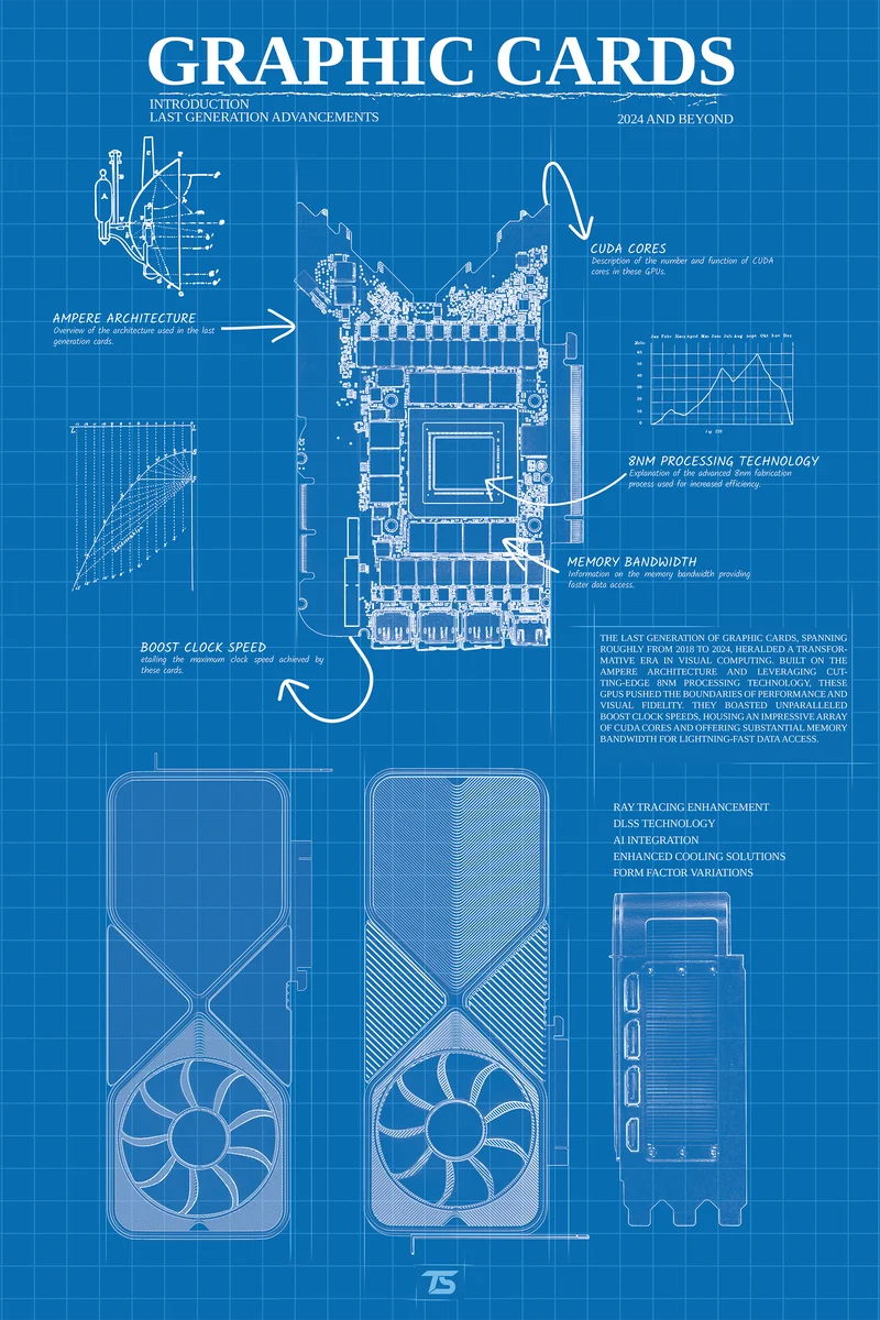 Ampere Blue Acrylic Poster