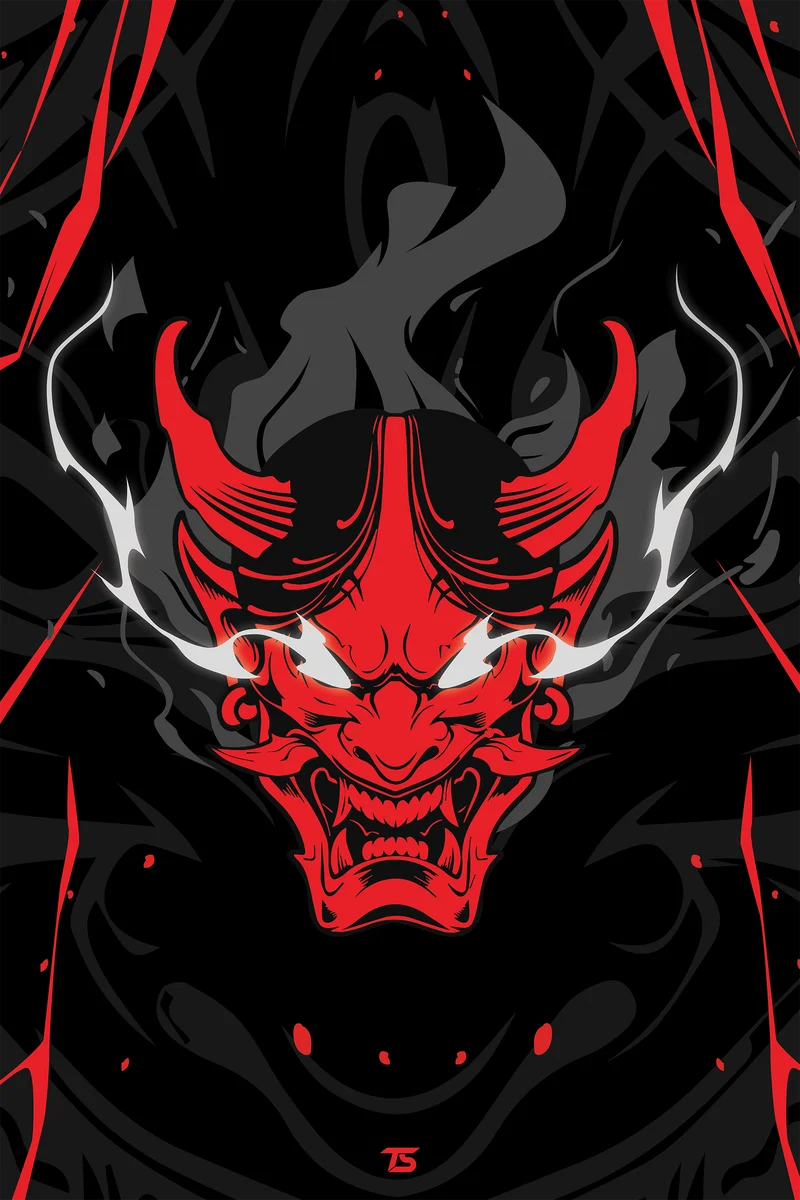 Oni Acrylic Poster