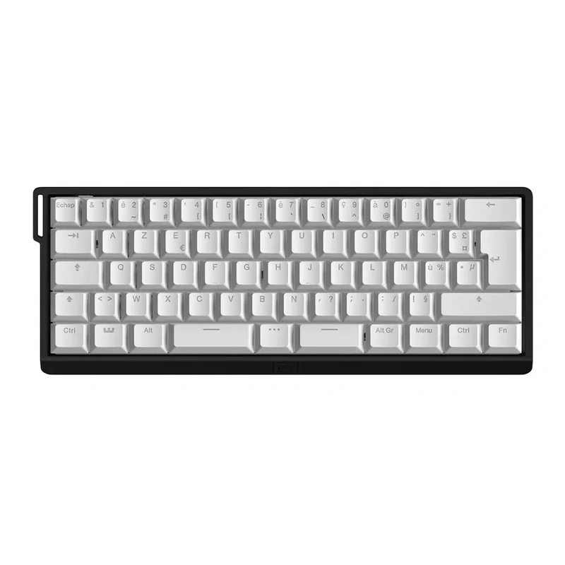 Wooting 60HE v2 Split Spacebar ISO FR Black - PBT White