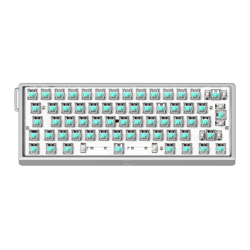 Wooting 60HE v2 AIu ISO FR Silver without Keycaps