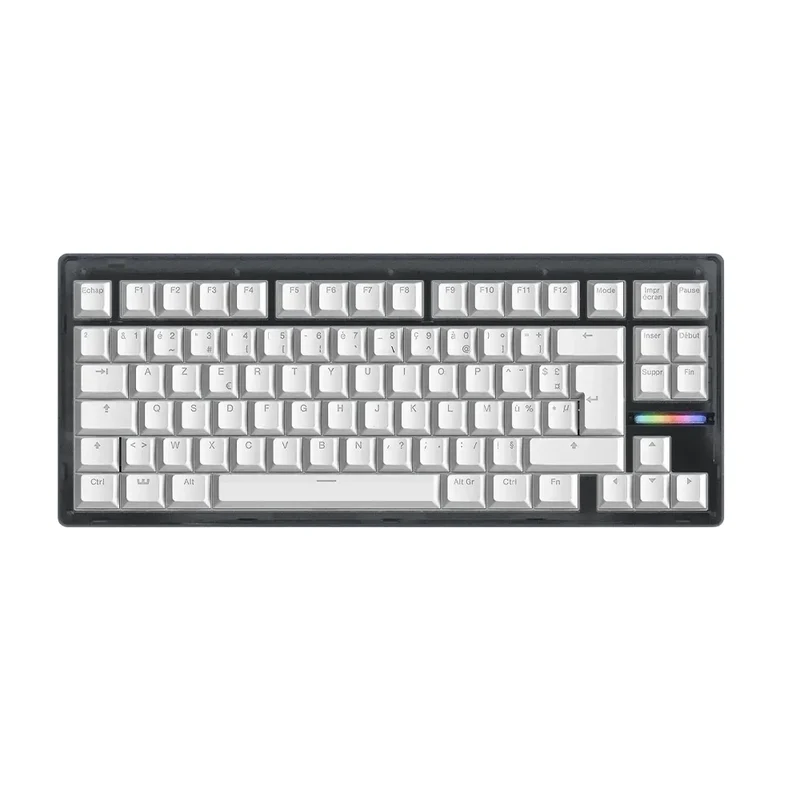 Wooting 80 HE ISO FR Ghost - PBT White