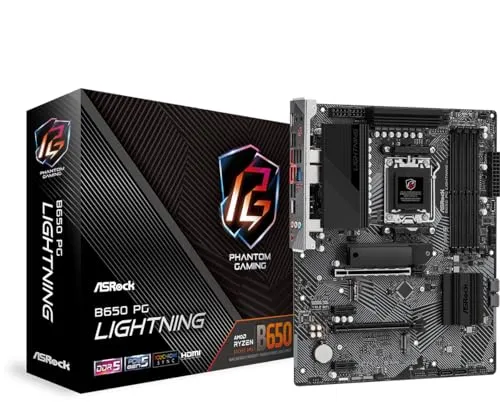 ASRock B650 PG Lightning AMD Ryzen 7000 Series Processors Motherboard