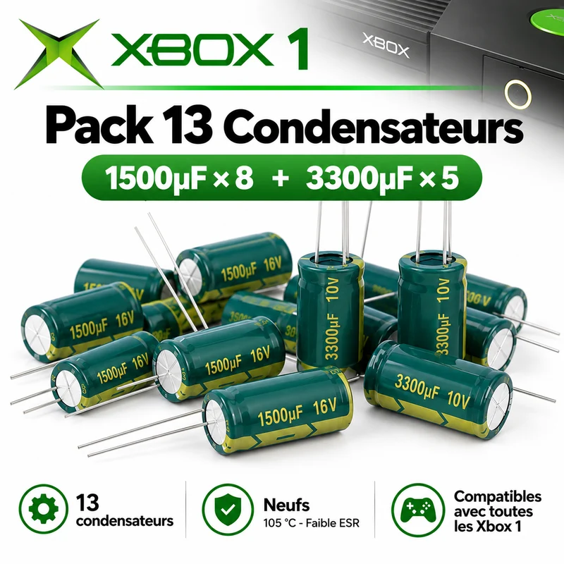 Xbox 1 - Pack 13 Condensateurs