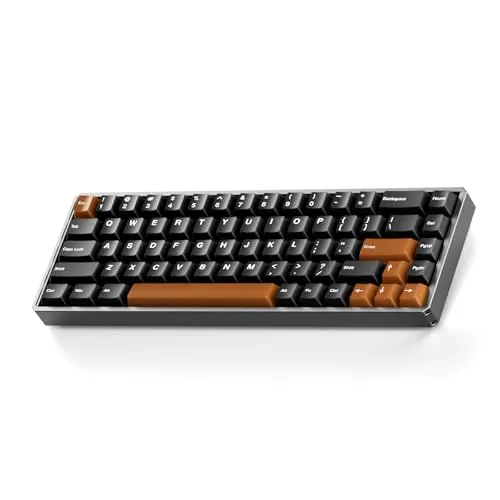 Akko MOD68 8k Rapid Trigger Aluminum Gaming Keyboard Misty Black&Brown Wired HE Keyboard, AstroAim Switch