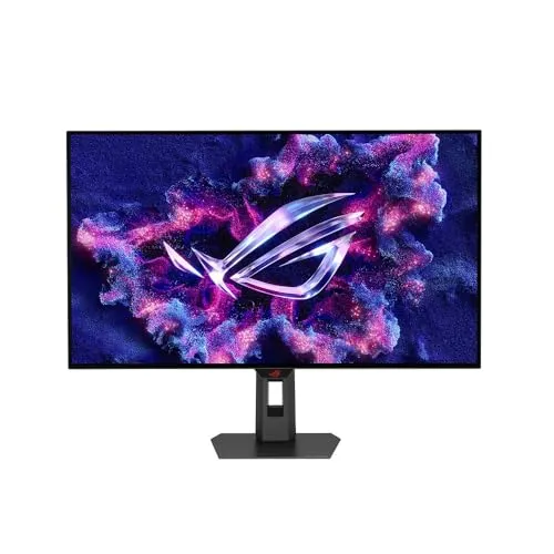 ASUS ROG Strix 32” 4K OLED Gaming Monitor (XG32UCWMG) - TrueBlack Glossy, Dual Mode(4K@240Hz, FHD@480Hz), 0.03ms, G-SYNC Compatible, Neo Proximity Sensor, USB-C, HDMI 2.1, 3 yr Warranty