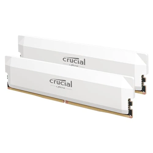 Crucial Pro 32GB DDR4 RAM Kit (2x16GB), High-Performance 3200MHz (or 3000MHz or 2666MHz) Desktop Memory UDIMM 288-Pin, Compatible with Intel Core, AMD Ryzen CPUs CP2K16G4DFRA32A