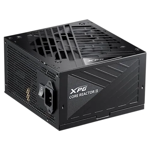 XPG Core Reactor II Modular PSU: ATX3.0-80 Plus Gold - ATX - Fully Modular Power Supply - 10 Year Warranty - 1200 Watt(COREREACTORII1200G-BKCUS)
