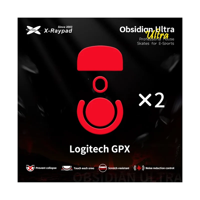 X-Raypad Skates Obsidian Ultra Logitech G Pro X