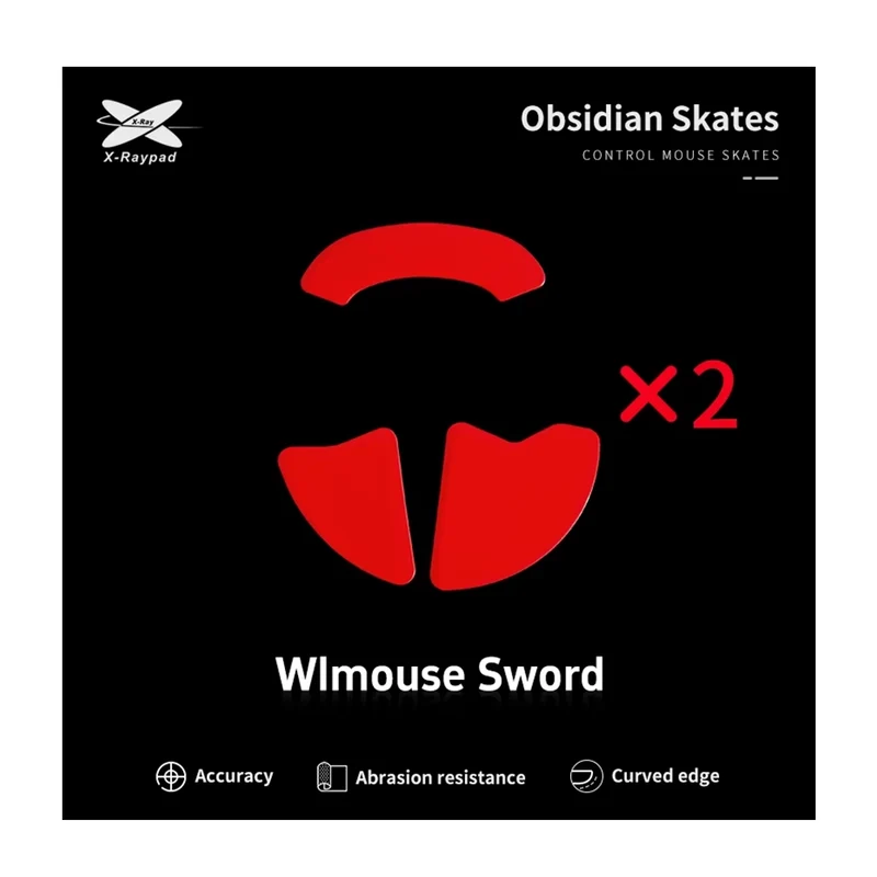 X-Raypad Skates Obsidian WLMouse Sword