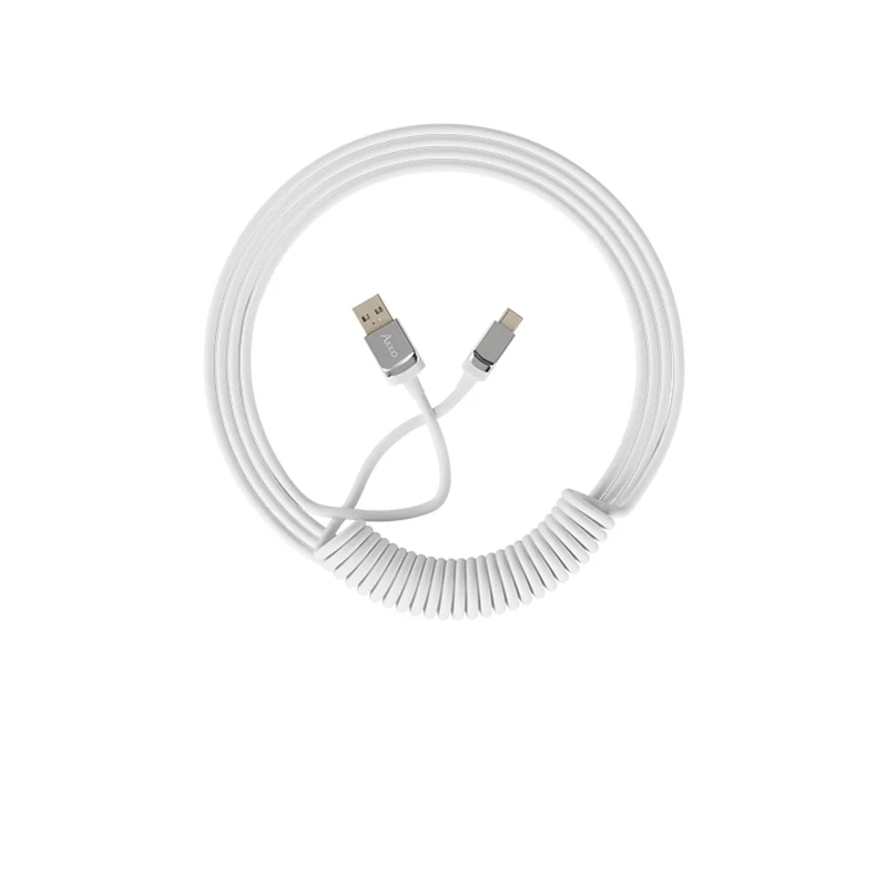 Akko Coiled Cable White