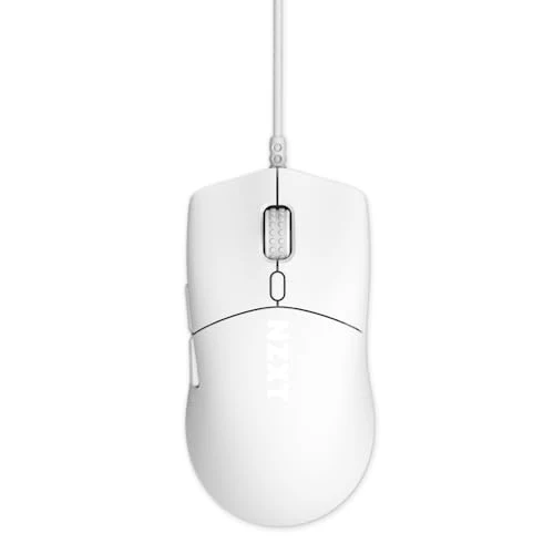 NZXT Lift 2 Ergo, Lightweight Ergonomic Wired Gaming Mouse, Lightweight 61 g Design, 8K Polling Rate, Optical Switches, 26K DPI Optical Sensor, 100% PTFE Feet, Black