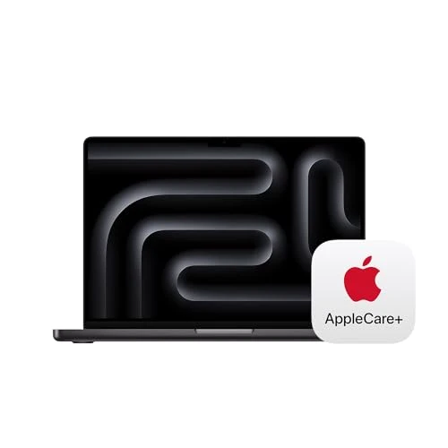 Apple 2024 MacBook Pro Laptop with M4 Pro, 12‑core CPU, 16‑core GPU: Built for Apple Intelligence, 14.2-inch Display, 24GB Unified Memory, 512GB SSD Storage; Space Black with AppleCare+ (3 Years)