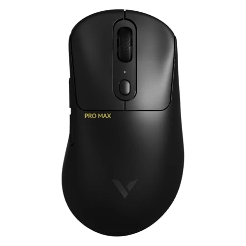 Rapoo VT3PRO MAX Wireless Gaming Mouse, 59g Superlight, 8KHz Polling, PAW 3950 Ultimate Optical Sensor, 30K Independent X/Y DPI, 1+8 Programmable Buttons, 200H Battery Life, Classic Shape, PC, Black