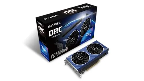Sparkle Intel Arc A750 ORC OC Edition, 8GB GDDR6, ThermalSync, Torn Cooling, Axial Fan, Metal Backplate, SA750C-8GOC