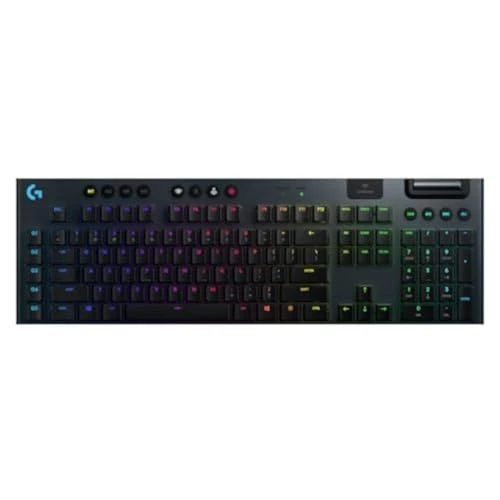 Logitech G915 LIGHTSPEED RGB Mechanical Gaming Keyboard, Low Profile GL Tactile Key Switch, LIGHTSYNC RGB, Advanced Wireless and Bluetooth Support - Tactile,Black