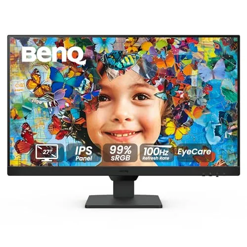 BenQ GW2790 100Hz Gaming Computer Monitor 27" FHD 1920x1080p | IPS | Eye-Care Tech | Low Blue Light | Anti-Glare | Adaptive Brightness | Built-in Speakers | DisplayPort | HDMI x 2