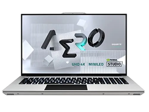 GIGABYTE AERO 17 YE5: 17.3" 4K/UHD miniLED 120Hz, Intel Core i7-12700H, NVIDIA® GeForce RTX™ 3080Ti, 32GB DDR5 RAM, 2TB SSD, Win11 Pro (AERO 17 YE5-74US748HP)