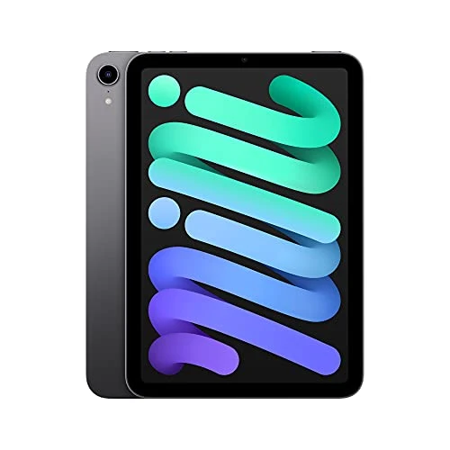 Apple iPad Mini (6th Generation): with A15 Bionic chip, 8.3-inch Liquid Retina Display, 256GB, Wi-Fi 6, 12MP front/12MP Back Camera, Touch ID, All-Day Battery Life – Space Gray