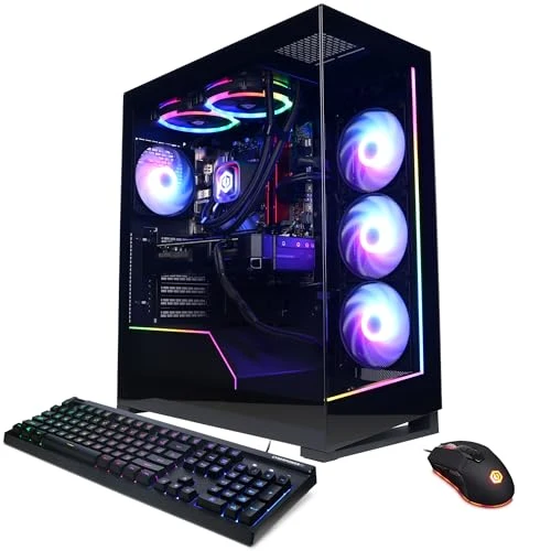 CyberPowerPC Gamer Supreme Liquid Cool Gaming PC, AMD Ryzen 7 7800X3D 4.2GHz, GeForce RTX 4070 Ti Super 16GB, 32GB DDR5, 2TB PCIe Gen4 SSD, WiFi Ready & Windows 11 Home (SLC8480A3)
