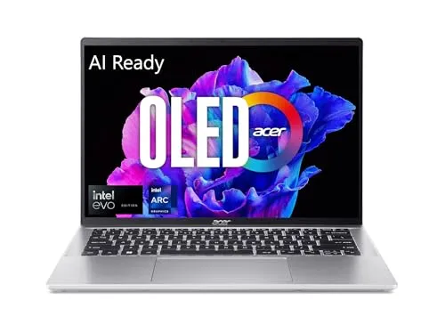 acer Swift Go 14 Intel Evo Thin & Light Laptop | 14" OLED 2880 x 1800 90Hz Display | Unlock AI Experiences | Intel Core Ultra 5 Processor 125H | Intel ARC | 16GB LPDDR5X | 512GB SSD | SFG14-72-53BP