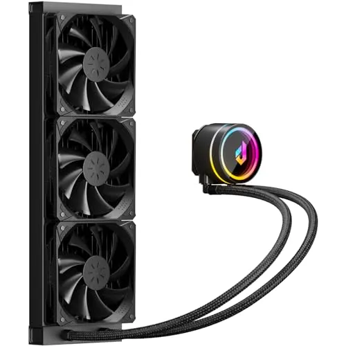 upHere Liquid CPU Cooler,AIO Cooler 360mm Radiator Compatible with LGA 2011/2066 & AMD AM5/AM4, 3 X 120 PWM RGB Fan Water Cooler Cpu,2500 RMP Water Cooling Systems 17dBA
