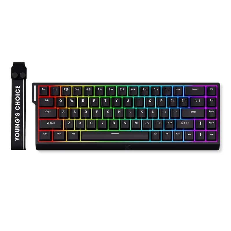 MCHOSE Ace 68 Magnetic ANSI US Black [Ice Blue]