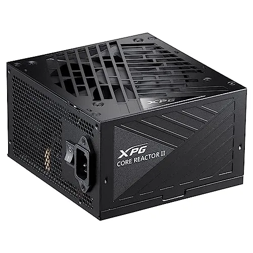 XPG Core Reactor II Modular PSU: ATX3.0-80 Plus Gold - ATX - Fully Modular Power Supply - 10 Year Warranty - 850 Watt(COREREACTORII850G-BKCUS)