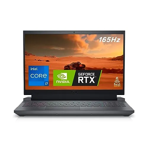 Dell G15 5530 Gaming Laptop - 15.6-inch FHD 165Hz 3ms (1920x1080) Display, Intel Core i7-13650HX, 16GB DDR5 RAM, 1TB SSD, NVIDIA GeForce RTX 4060 8GB GDDR6, Windows 11 Home - Dark Shadow Gray