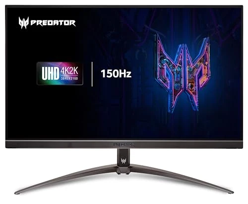 Acer Predator XB283K V3bmiiprx 28" 4K UHD 3840 x 2160 Gaming Monitor | AMD FreeSync Premium | Agile-Splendor IPS 400 | 150Hz Refresh Rate | HDR400 | 1ms | Eyesafe 2.0 | Display Port & 2 x HDMI 2.1