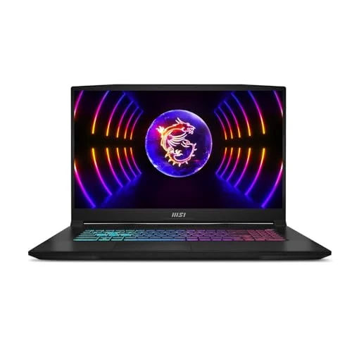 MSI Katana 17 Gaming Laptop (B12UDXK-844UK), Intel Core i7-12650H, 17.3" FHD 144Hz Panel, NVIDIA GeForce RTX 3050, 8GB*2 DDR5, 512GB NVMe SSD, Windows 11 Home Plus - Black